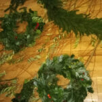 Tannengrün  - Adventskranz binden