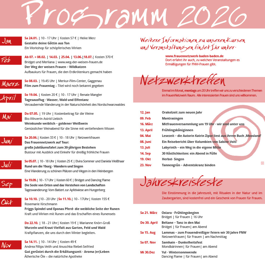Programm für 2026
